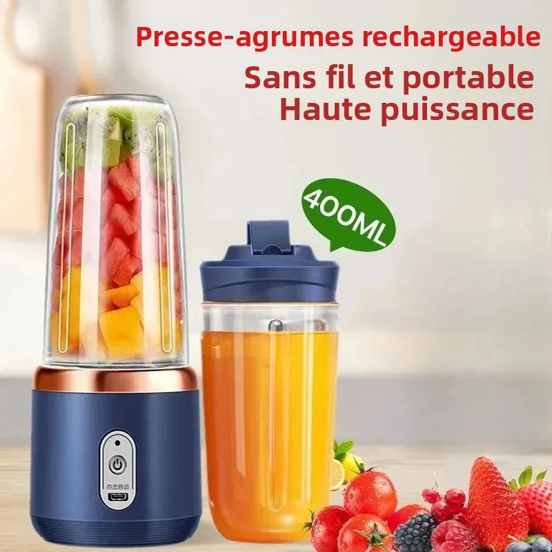 Frullatore Portatile USB – Bicchiere Mixer da Viaggio 400ml