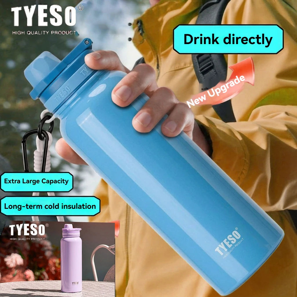 Tazza Termica TYESO in Acciaio Inox Isolato (600ml - 1200ml)