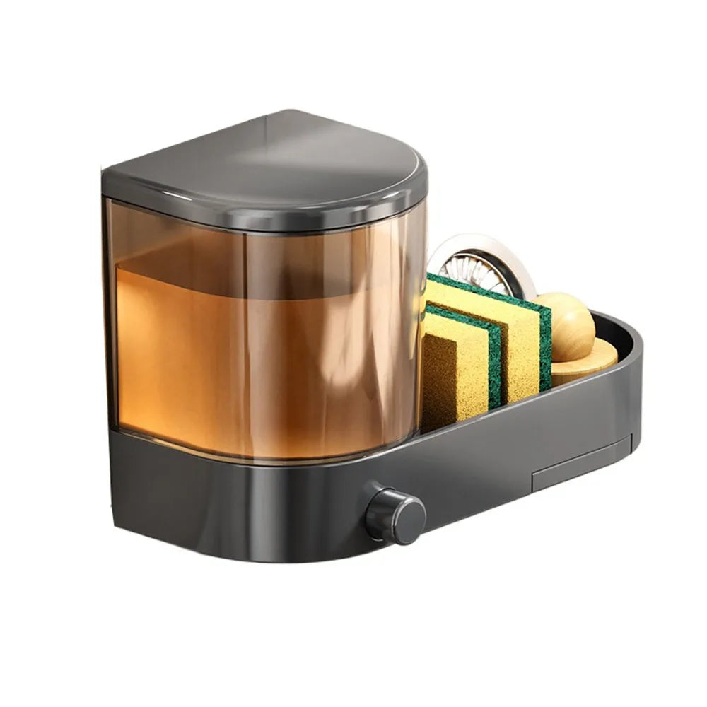 Dispenser da Parete con Vassoio Scolapiatti