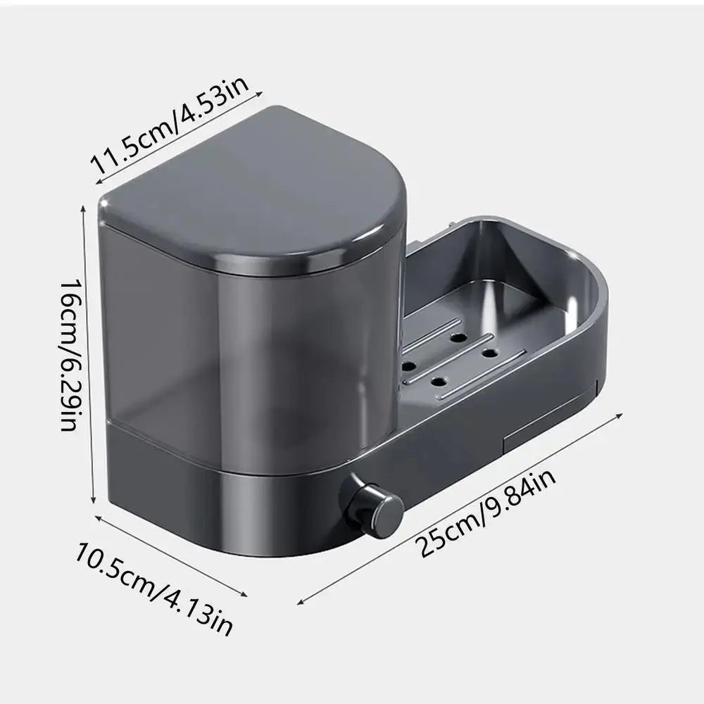 Dispenser da Parete con Vassoio Scolapiatti