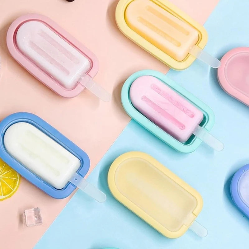 Stampo per Ghiaccioli in Silicone – Set da 4