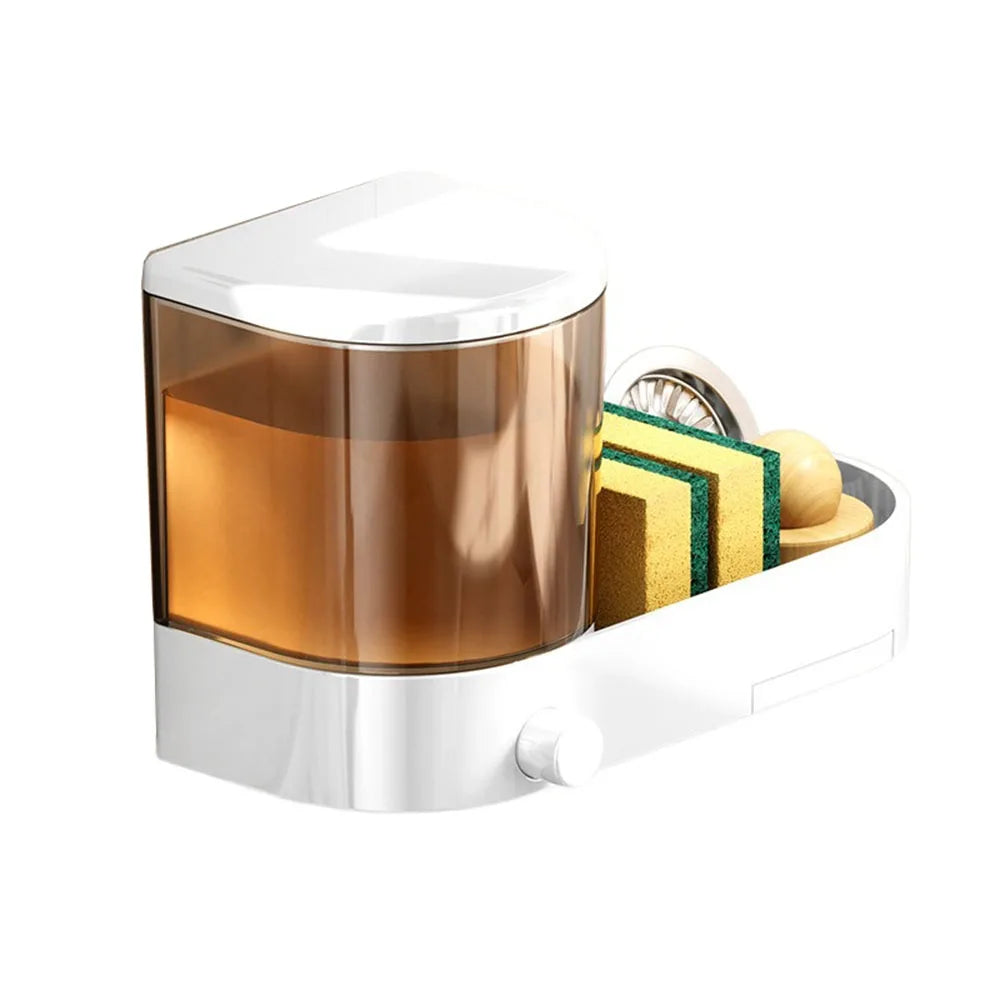 Dispenser da Parete con Vassoio Scolapiatti