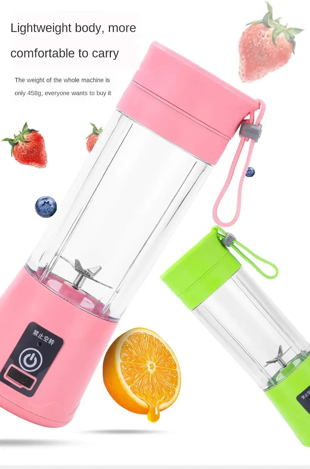 Frullatore Elettrico Portatile USB – Mini Juicer per Smoothie